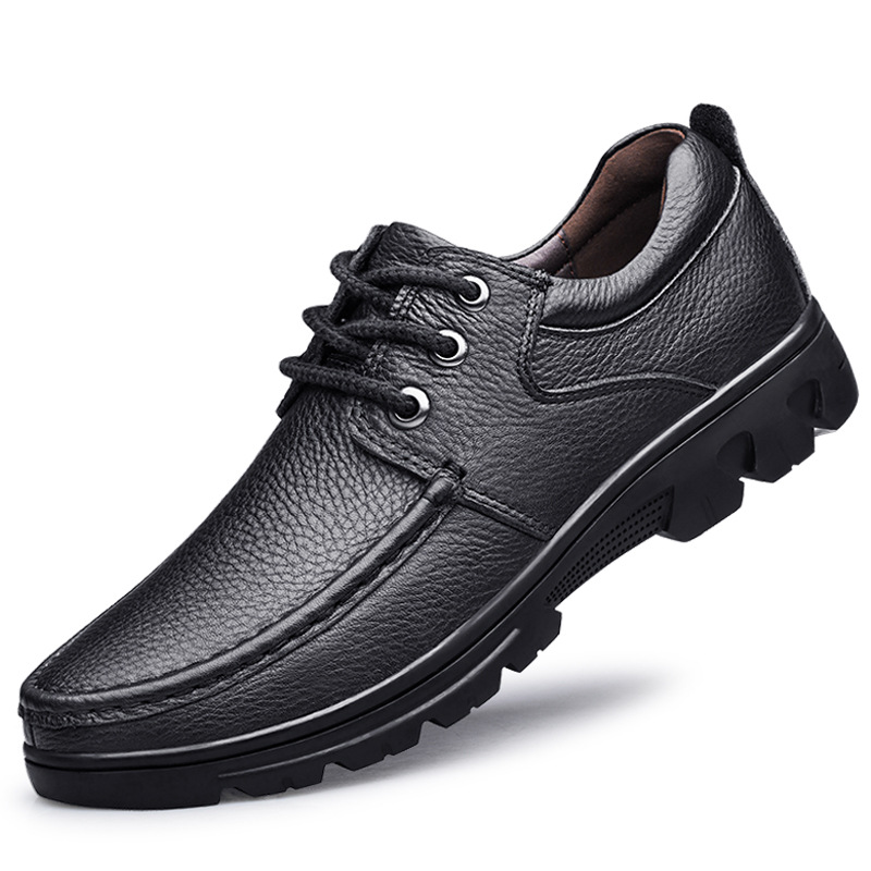 Extra large big leather shoes
