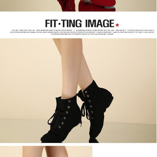 High-Top Jazz Boots, Modern Dance Shoes, Adult Soft-Soled Shoes, Kidsren's Body Training Shoes, Men's and Women's Ballet Shoes, Yoga