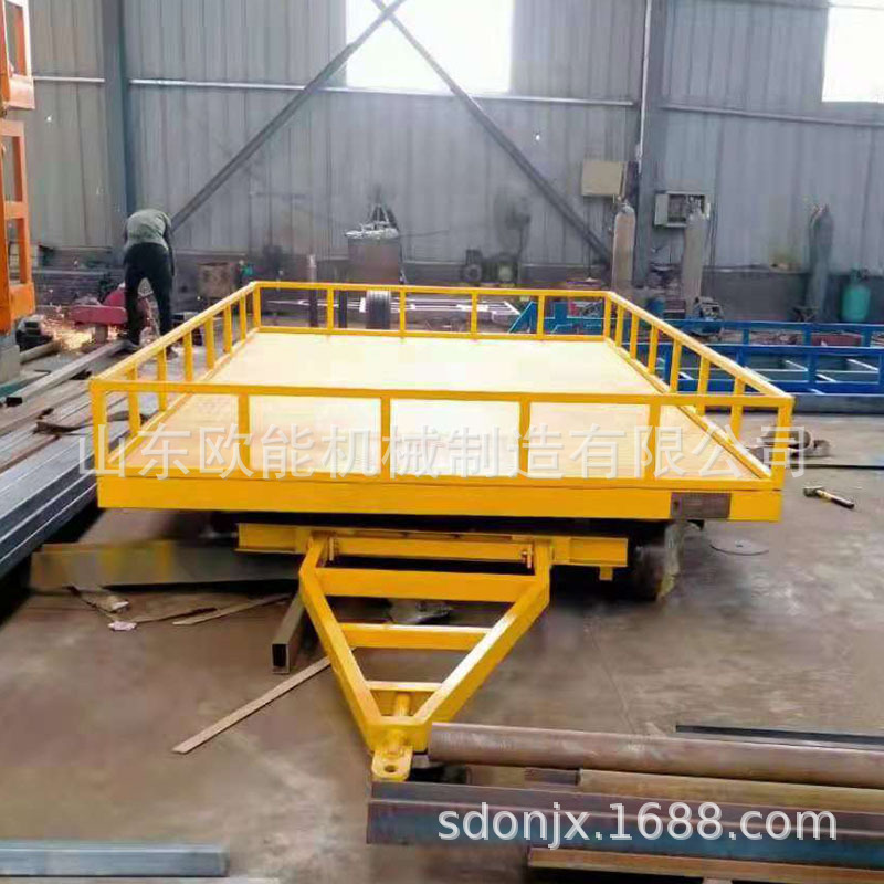 欧能智造-吨牵引平板转运车 可拖挂 适用于工厂码头机场物流等