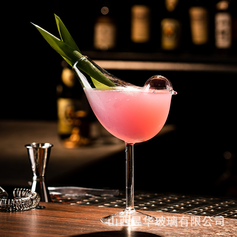 Borosilicato cóctel taza ELK taza pájaro taza bar red vino creativo Cisne taza amor taza vidrio