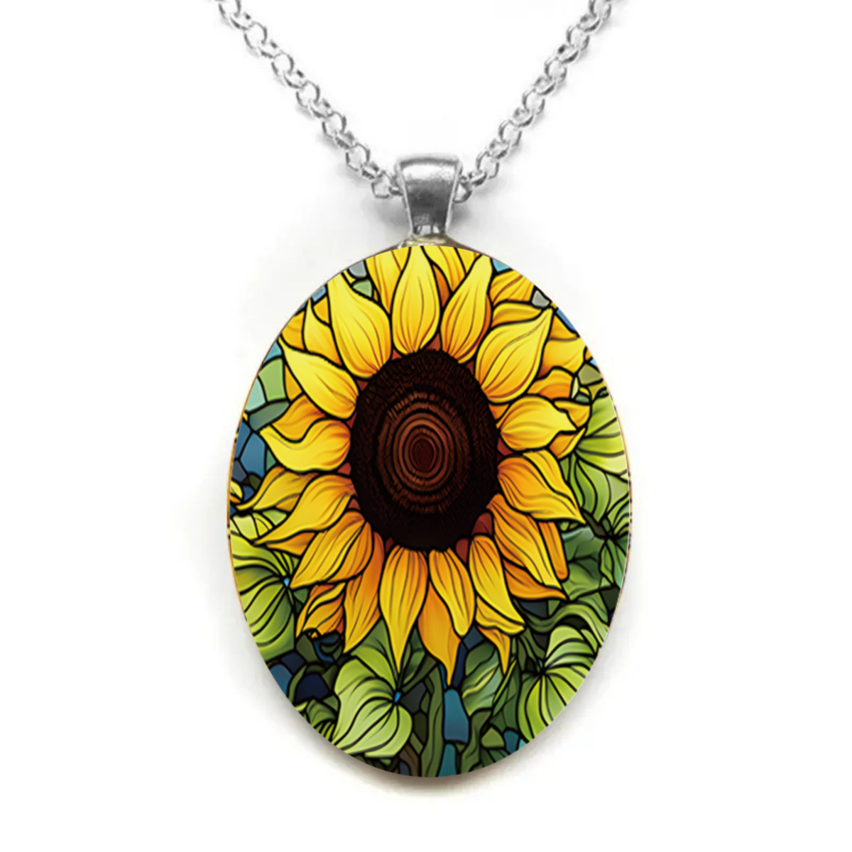 Sophisticated glass pendant
