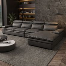 法莎蒂科技布沙發現代簡約輕奢客廳北歐羽絨免洗超軟布藝沙發
