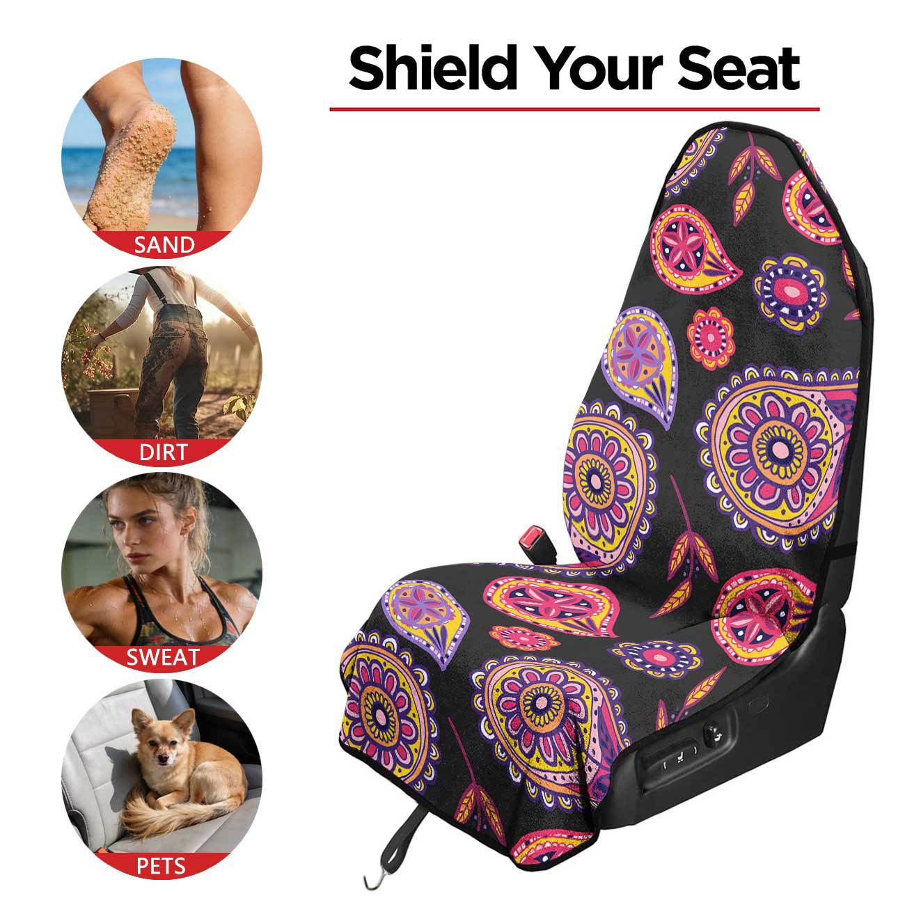 Car seat towel cover, front seat protector, suitable for gym and exercise, universal for all seasons, car use 169
