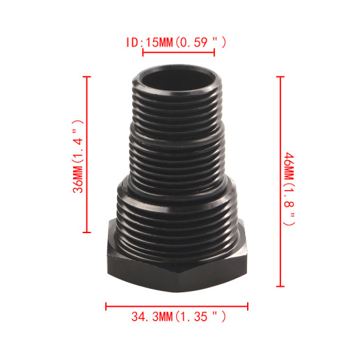 汽车改装接头 机油滤清器转换接头1 2-28或5 8-24螺纹接头通用款