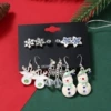 Golden water, 6 pair, with snowflakes