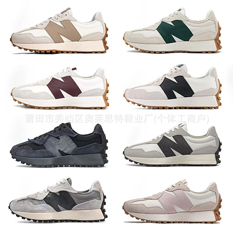 Putian Langxin New Balance men's shoes 327 Yuanzu Gray NB327 summer sports shoes women's slim waist Forrest Gump dad shoes