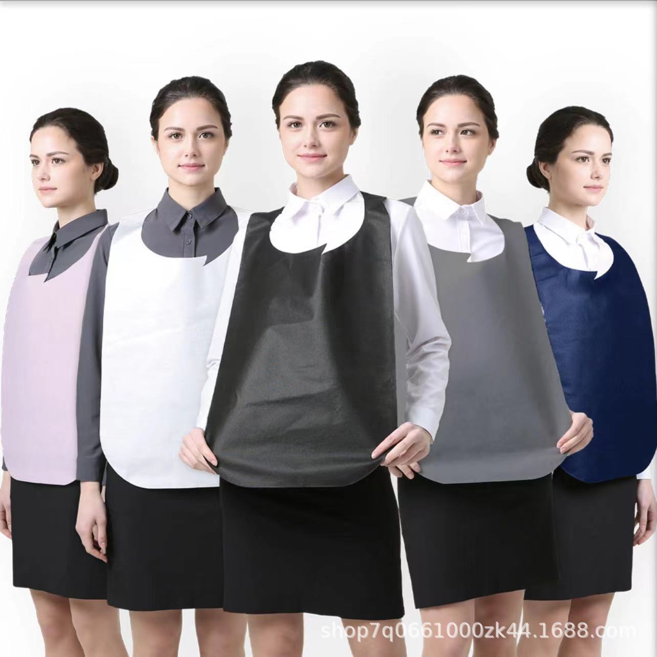 Disposable Non-woven Apron Barbecue Hot Pot Shop Apron Korean Cuisine Apron Japanese and Korean Style Disposable Apron