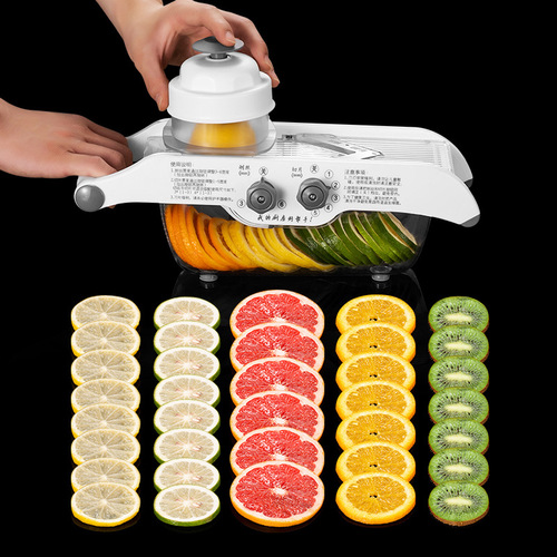 Lemon slicer manual household milk tea shop fruit slicer fruit and vegetable grating multifunctional vegetable cutter