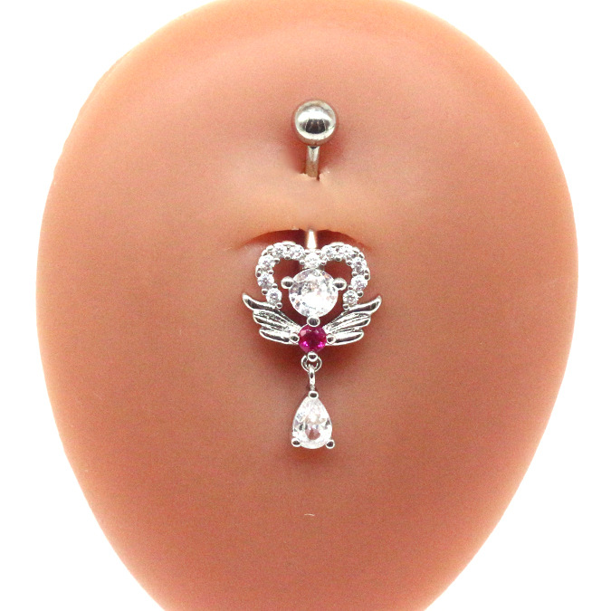 7g Weight Belly Ring Classification 1 Piece Quantity Holiday, Party Occasion 304 Stainless Steel, 316L Stainless Steel , Copper Material Heart Shape Pattern All Seasons Season Unisex Gender Streetwear Style Waterproof Non Tarnish, Surgical Steel, Plating Craft 1 Piece 304 Stainless Steel 316L Stainless Steel Copper Belly Rings Heart Shape Waterproof Non Tarnish Surgical Steel Unisex 7