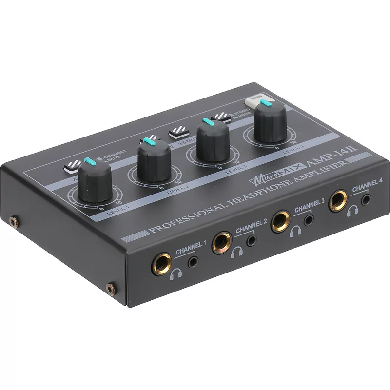 Усилитель для наушников Headphone AMPLIFIR 8 мониторинг металлический стерео маленькие амбушюры
