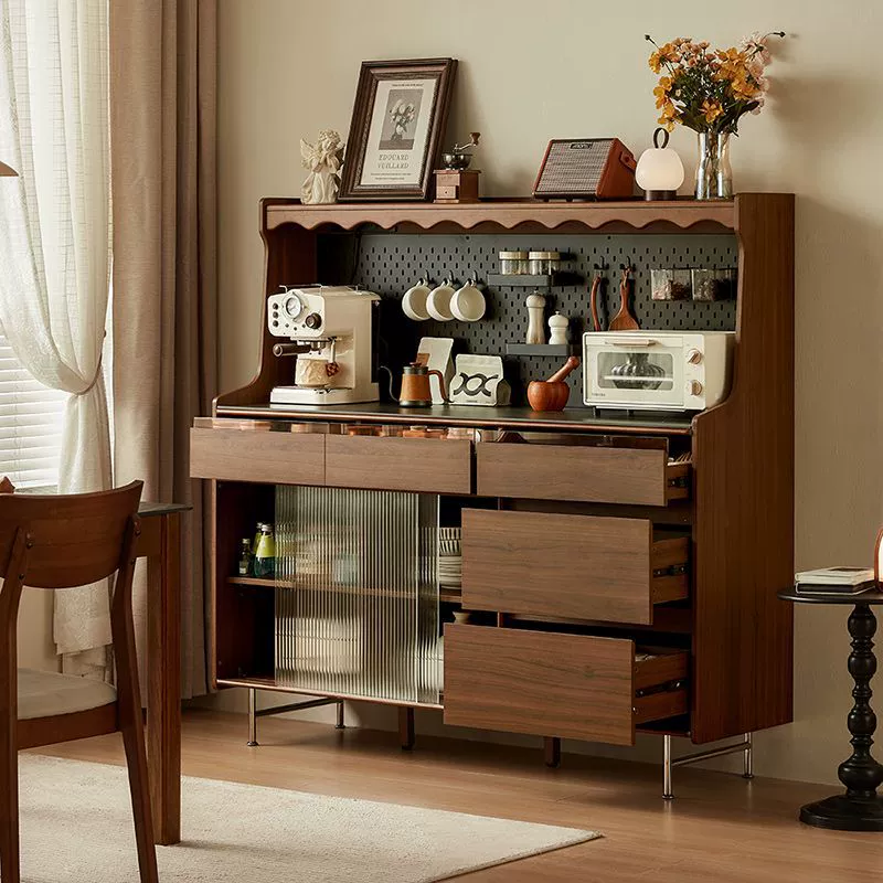 Американский буфет с каркасом из массива дерева, встроенный в стену, шкаф для хранения в гостиной, цветной шкаф для хранения, прямые продажи от производителя мебели в Фошань