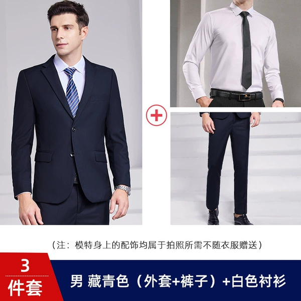 Jacket, trousers, shirt