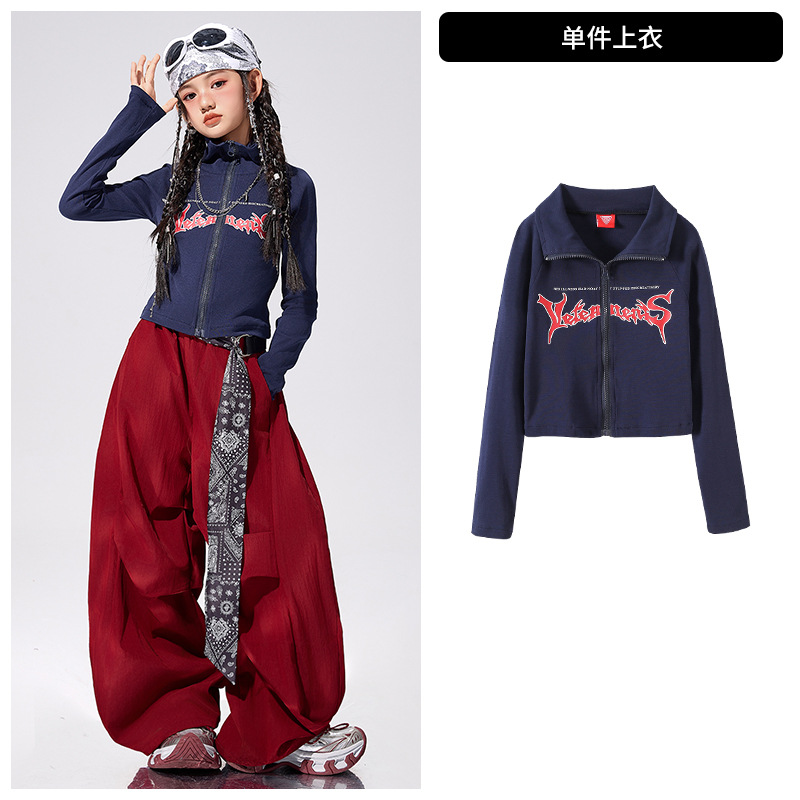 Cardigan azul mujer de manga larga