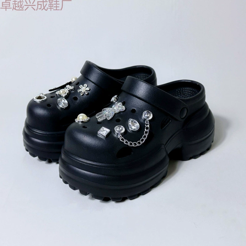 Модные туфли с отверстиями на дне кексов летом