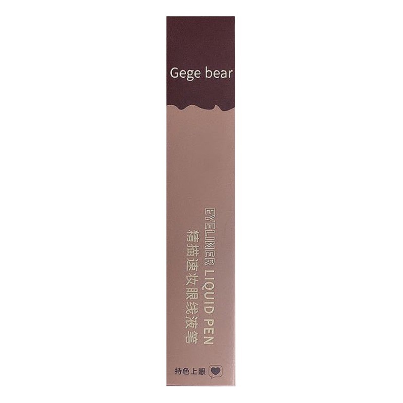 Gegebear Precision Eyeliner Liquid Pen: Smooth, Quick-Drying, Long-Lasting, Waterproof, Smudge-Proof, Ultra-Fine Eyeliner Pen