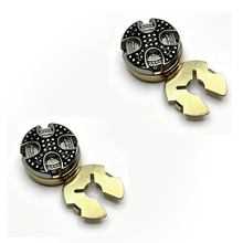 �ڹ��װ�ο� button cover ˫��ʮ�ֵ�����װ�� ��ͭ���