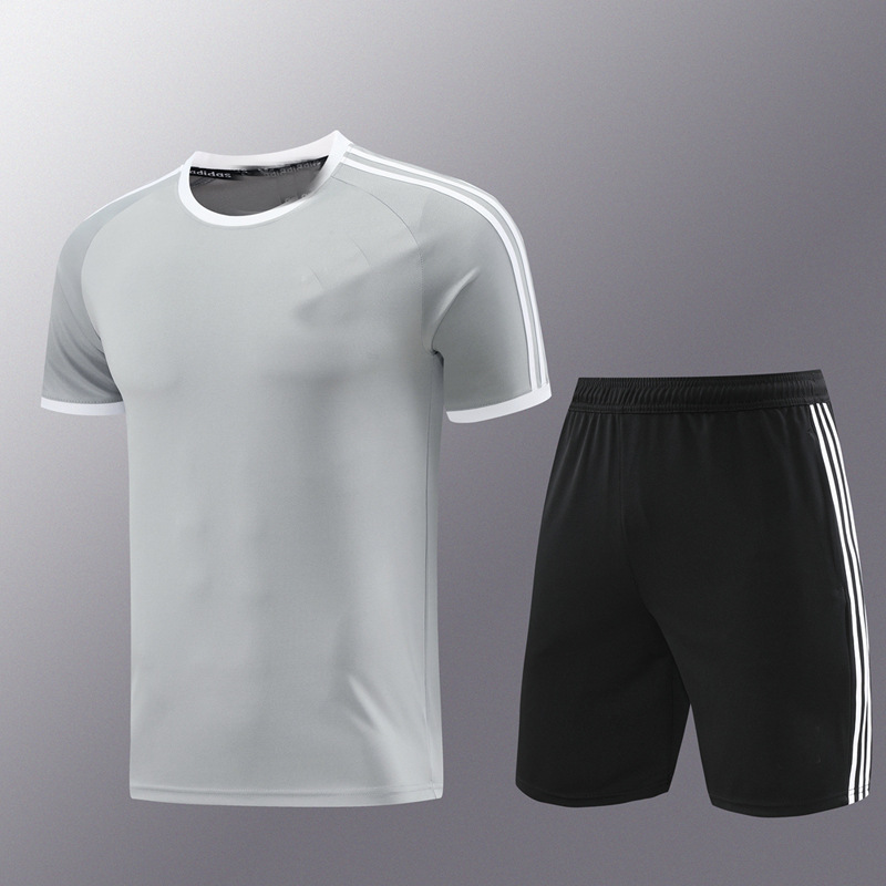 AD pantalones de manga corta con cremallera shortsZipper traje de entrenamiento pantalones fútbol comercio exterior verano trainning