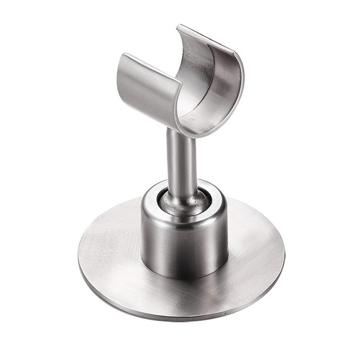 Stainless steel punch-free shower base bracket fixed bathroom shower head adjustable accessories shower head hanging seat
