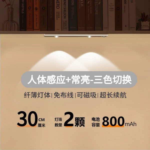 ♤♤◈◈♥♥Plastic model-white-30cm-night sensor + all-day sensor+always on+three-color switching+brightness adjustment-buckle fixed♥◈♤♤◈