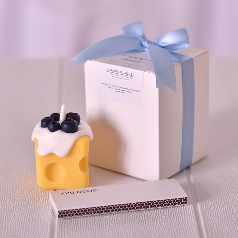Vela perfumada queijo presente original aniversário namorada_voghion.com