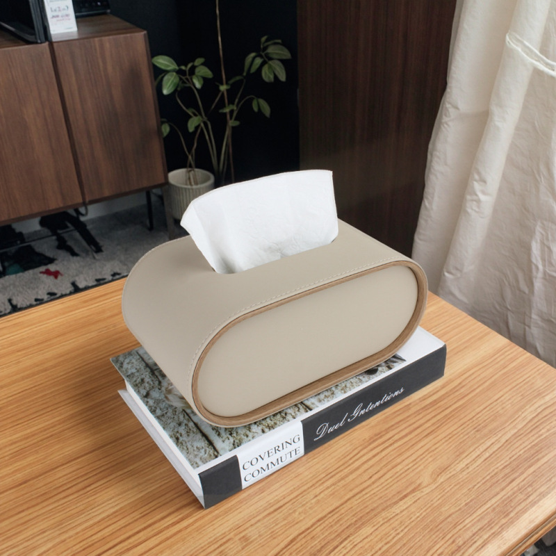 奶油风抽纸盒轻奢简约纸巾收纳盒遥控器家用客厅创意纸盒多功能|undefined