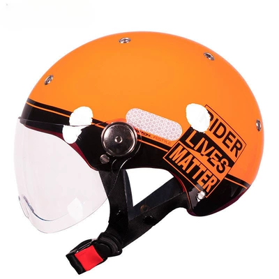 Motosiklet dəbilqələri – Standard, Summer - s-bright-orangeblack-b103