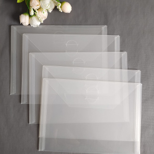 Transparent simple storage bag stamp knife mold collection postcard packaging bag 13x18cm/(5/bag)