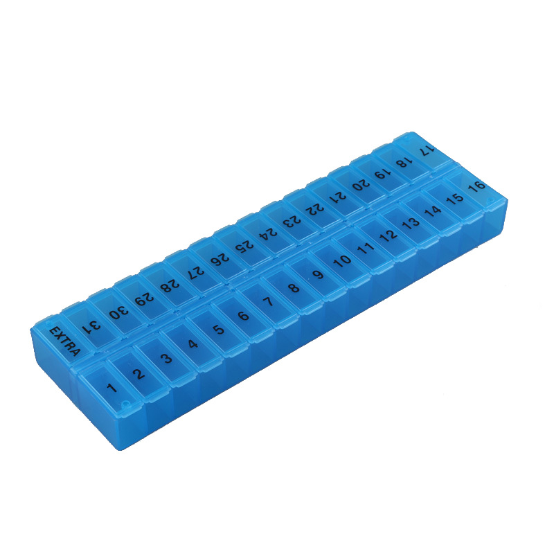 31天药盒32格药盒一月药盒药品新款药盒天数便携药瓶分装安心