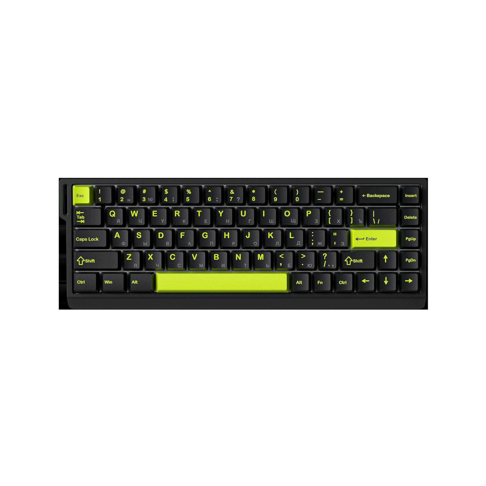 Механическая клавиатура FURYCUBE M68HE, 68 клавиш, проводная RGB, магнитные переключатели Pro