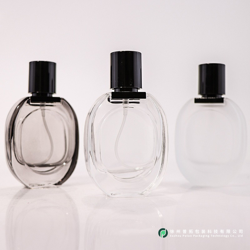 平顶圆柱简约时尚玻璃香水瓶空瓶分装瓶30ml化妆品香水便携分装瓶