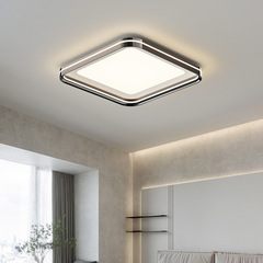 臥室燈現代簡約2024年新款極簡輕奢LED護眼超薄房間燈主臥吸頂燈