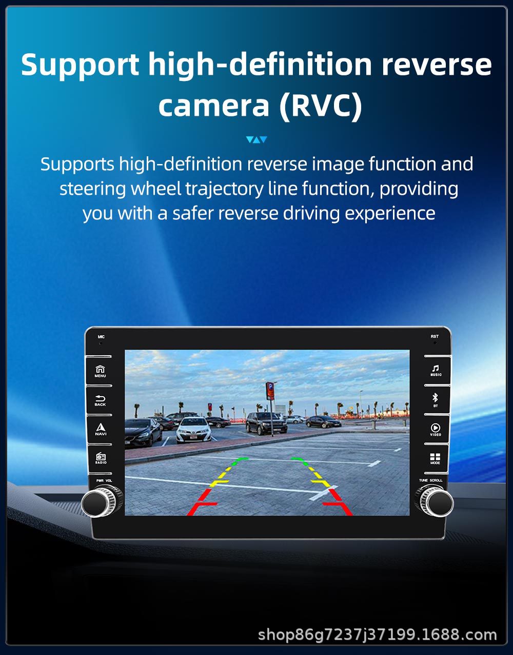 9inch 10inch Android smart car central control large screen navigation supports carplay with versatile frame adapter universal host