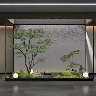 定制大型仿真枫树室内橱窗工装布景室内软装氛围营造假树绿植景观