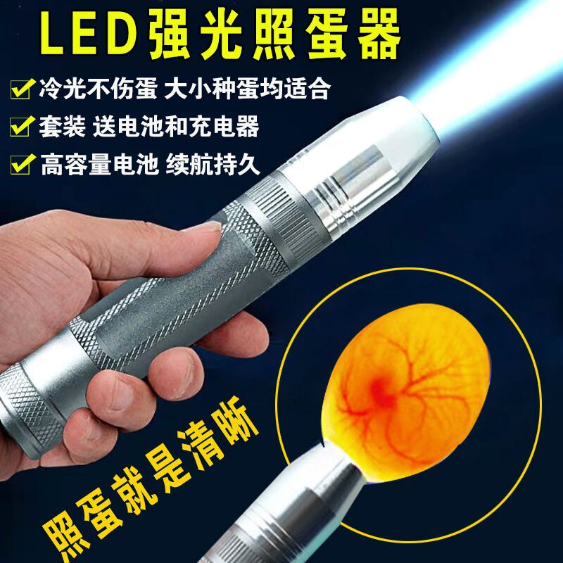 Incubation egg inspection egg development hatching egg selection according to the egg incubator with the egg instrument LED cold light according to the egg lamp
