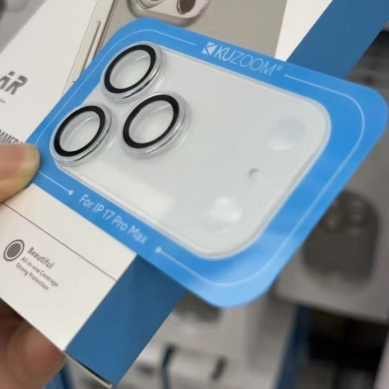 kuzu酷族镜头膜适用于苹果17Promax晶莹无痕一体式镜头膜17pro|undefined