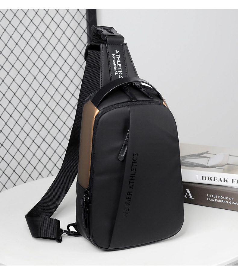 Petit sac à dos multifonctionnel à une épaule pour hommes, sac à bandoulière de sport de loisirs_voghion.com