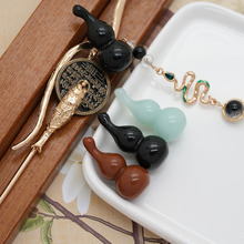 琉璃夜光葫芦配件手机链手腕手链挂饰复古吊坠挂件古风鱼旗发簪