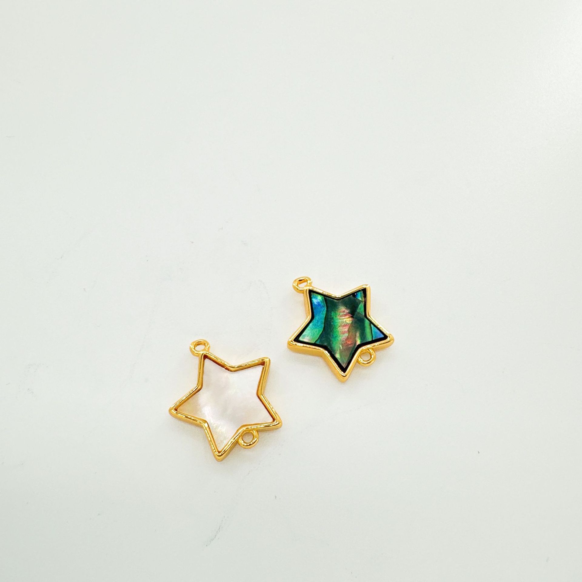 Copper Material 1 Piece Copper Shell Abalone Shell Star Pendant