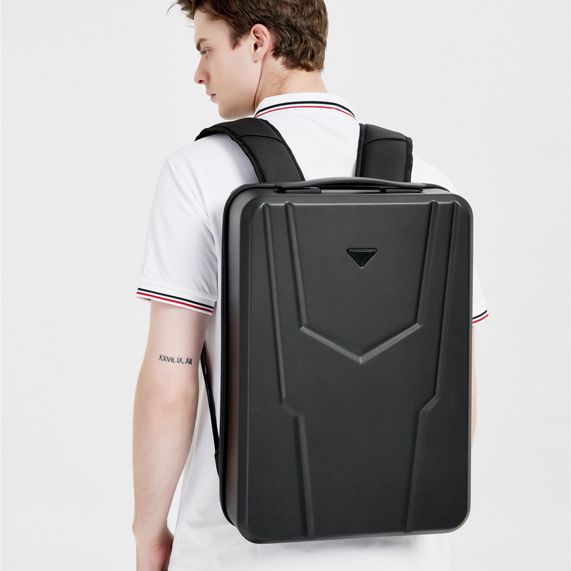 Large Capacity Hard Shell Backpack 180 ° Open-Close Gaming Laptop Bag, Business Commuting Short-Distance Travel Backpack