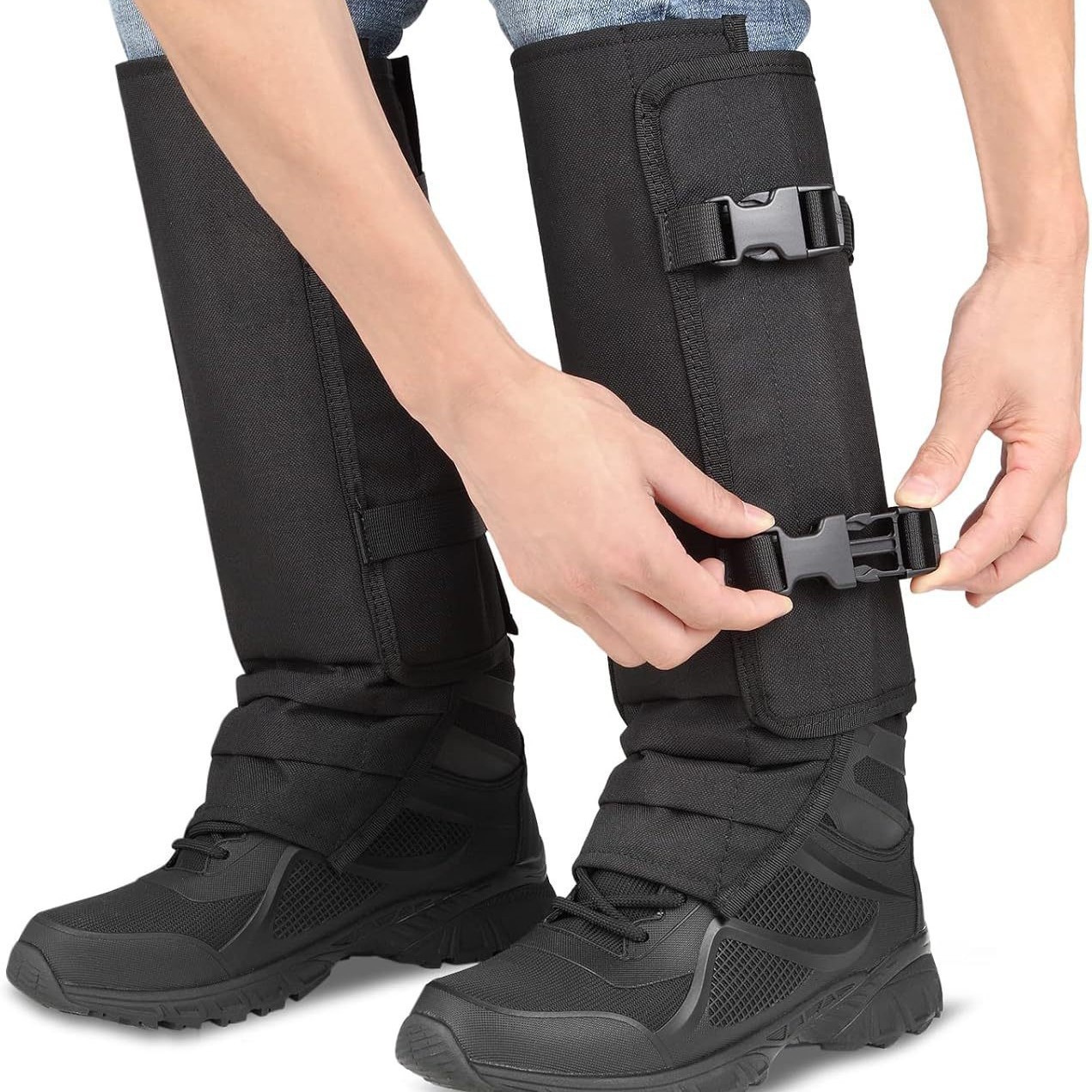 Outdoor Jungle Anti-Mosquito, Anti-Snake Bite, Anti-Scratch Leggings, Thickeneded Waterproof Snow Cover, Patrol Knee Pads, Mountaineering Wear-Resistant Leggings