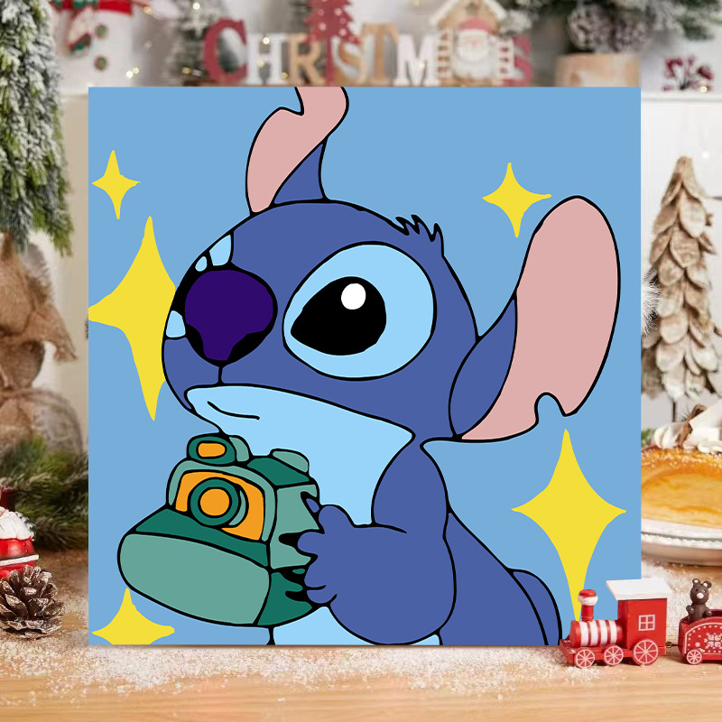 Disney DIY serie de animación de pintura al óleo digital Pokémon niños simple relleno de pintura al óleo fábrica al por mayor