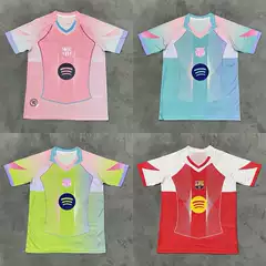 2526 Barcelona Gradient Color Special Edition Jersey Series Paris Miami Inter Betis Chelsea Football Uniform