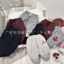 加厚尾货男女加绒卫裤