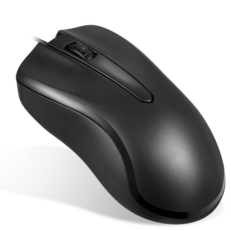 Penna per computer di grandi dimensioni M3, laptop, mouse USB cablato, mouse da ufficio stampabile_voghion.com