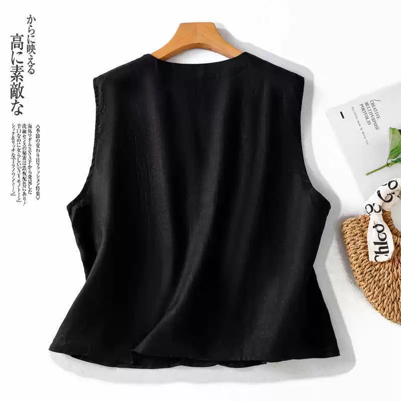 Summer vest sleevless, loose fit, bright catchy style