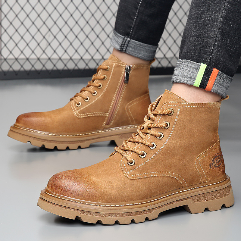 Martin Boots Men's Autumn 2024 New Men's Shoes Spring and Autumn High-top Men's Boots Mountaineering Tooling Boots Men's in stock