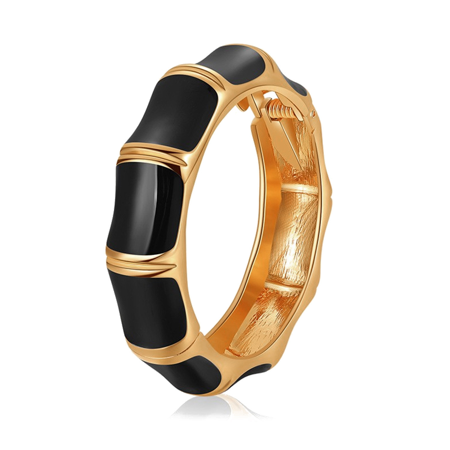 65g Weight Bangle Classification Alloy Chain Material 1 Piece Quantity Casual, Daily Occasion Alloy Material Solid Color Pattern Women's Gender Plating Design Elegant, Vintage Style Style Coffee, Gold Color Elegant Vintage Style Solid Color Alloy Wholesale Bangles 5