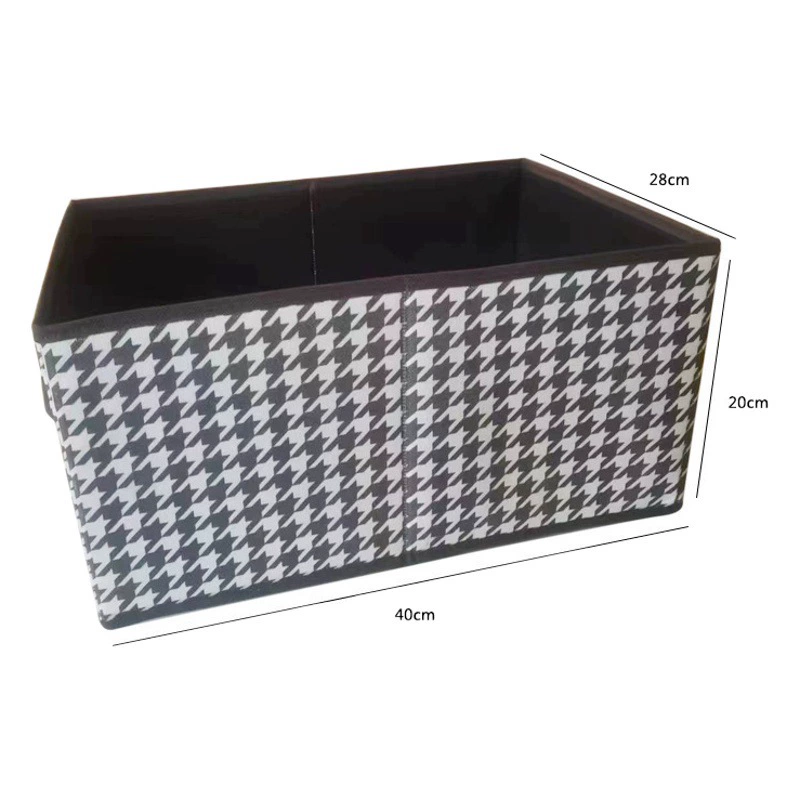 Ящик для хранения в ломаную клетку без сетки без крышки Полипропиленовая доска Организация одежды брюк шкаф для домашнего общежития ящик для хранения