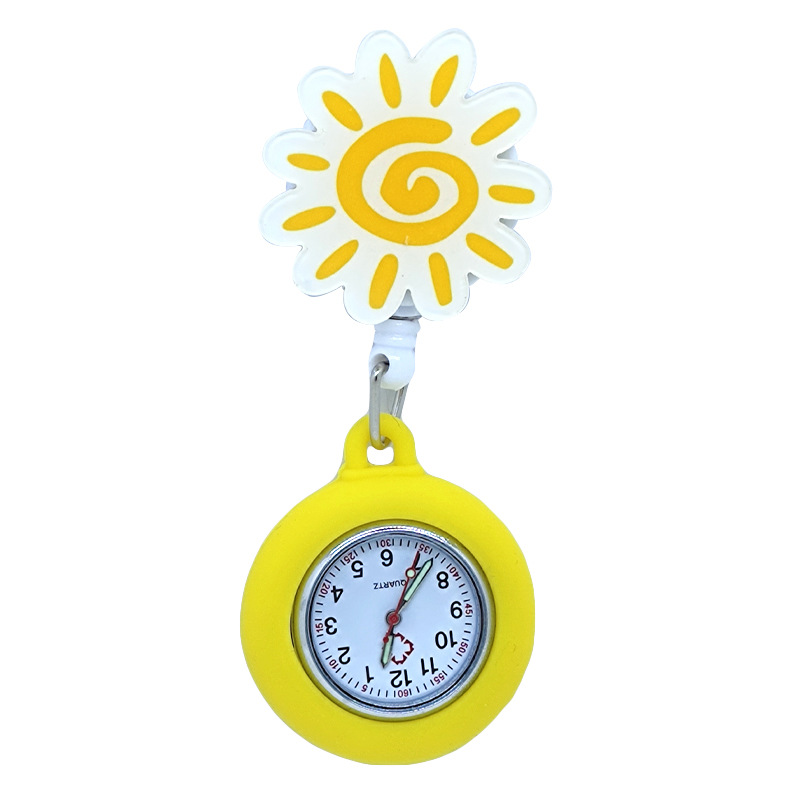 23 nuevo reloj enfermera silicona luminoso doctor estudiante reloj pecho reloj de bolsillo reloj patrón diseño fábrica al por mayor