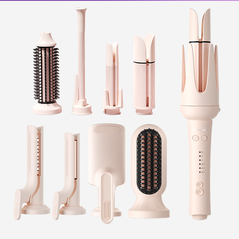 [Compatible with All-In-One Automatic Curling Iron] Minhuang Replaceable Head mm Hair Straightening Comb Egg Roll Automatic Curling Iron